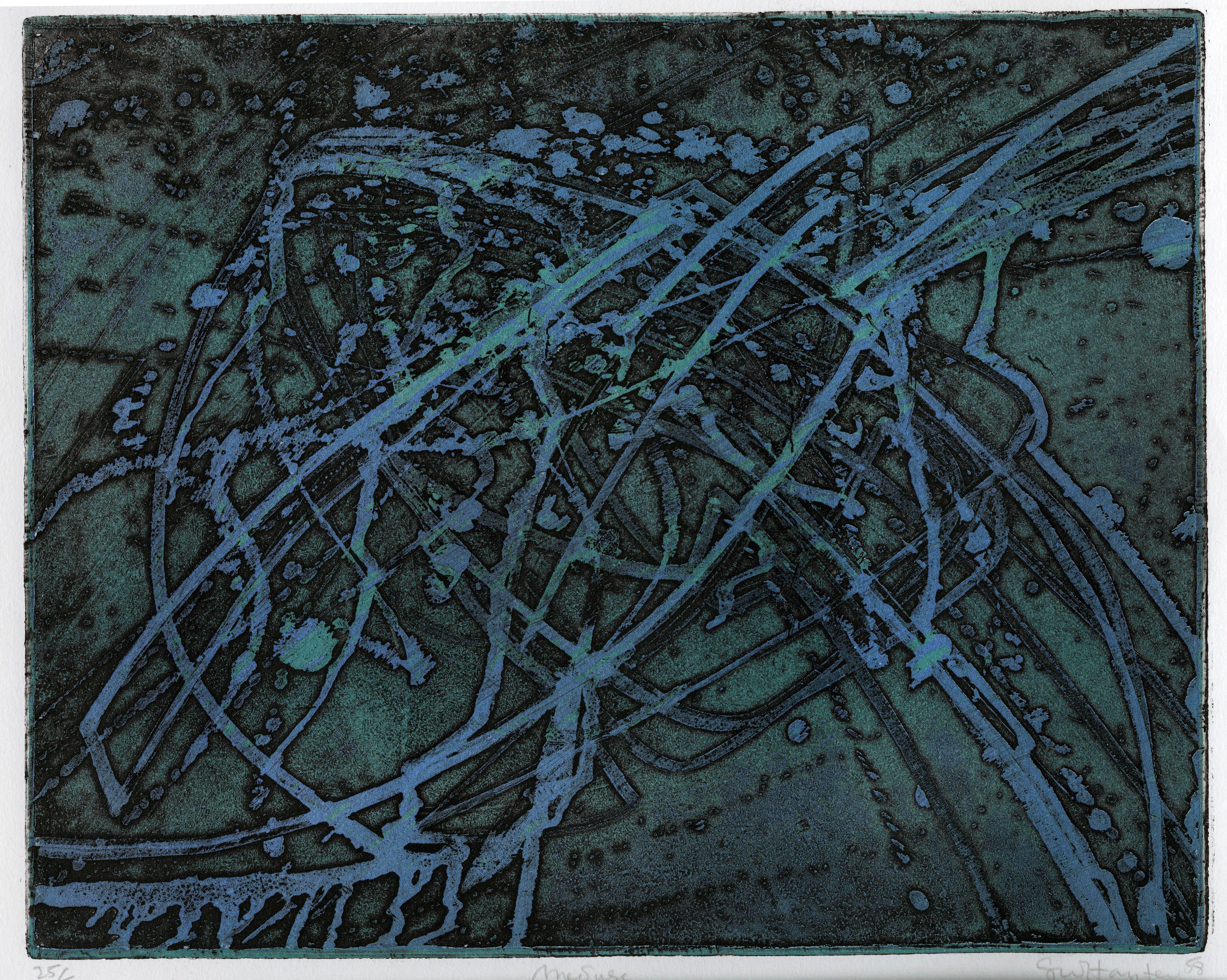 Stanley William Hayter Abstract Print - Meduse