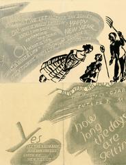 New Year’s Greeting Card Outer: Announcing a New Year’s Broadcast, Santa Fe, N M 6