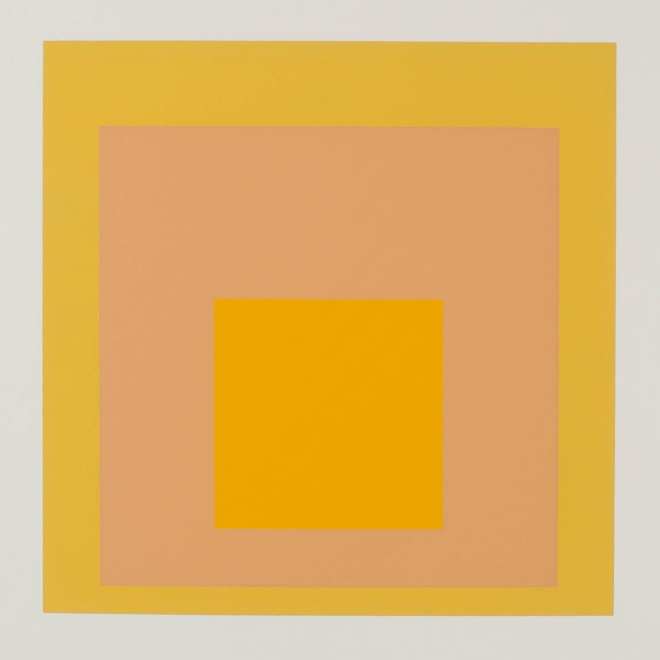 Josef Albers Abstract Print - Arrived