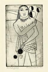 Untitled (Woman with balls)