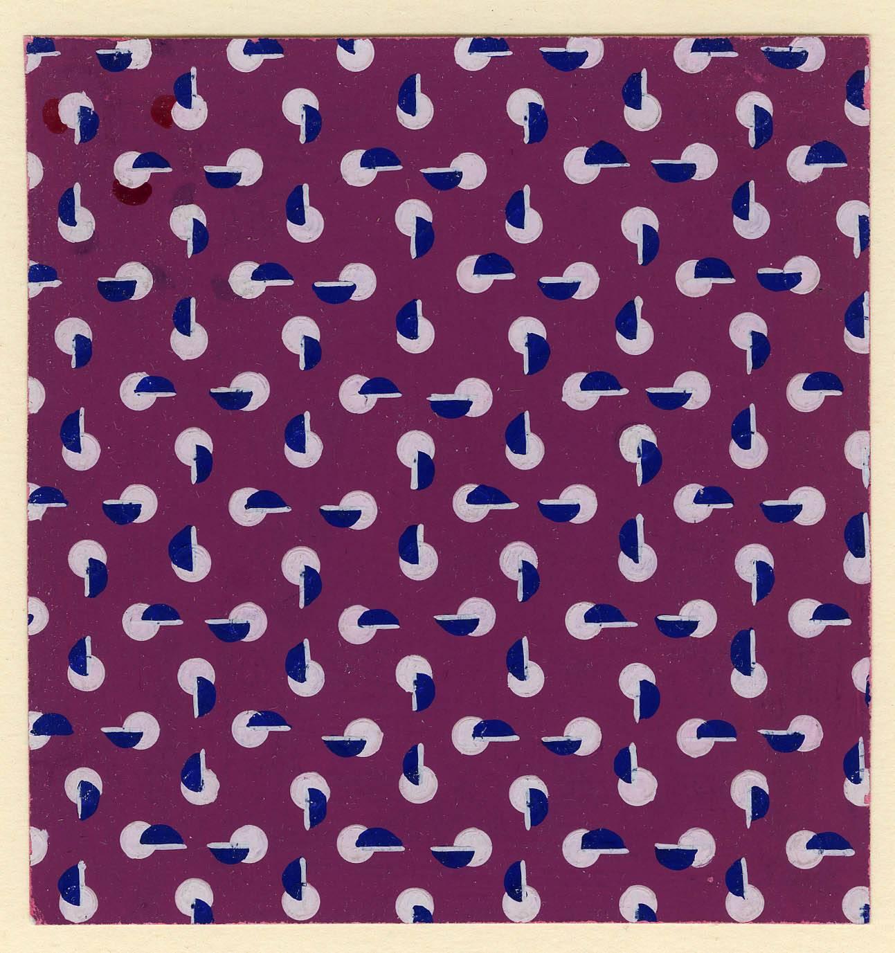 Arthur Litt Abstract Painting - Untitled Fabric Design