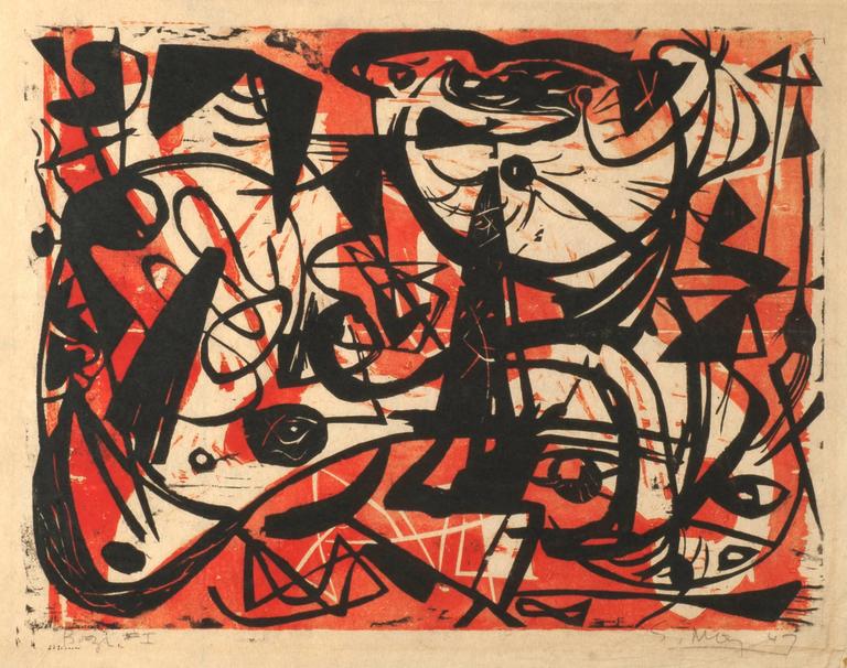 Seong Moy Abstract Print - Boozi #1