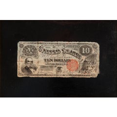 Ten Dollar Bill with Red Treasury Seal 12