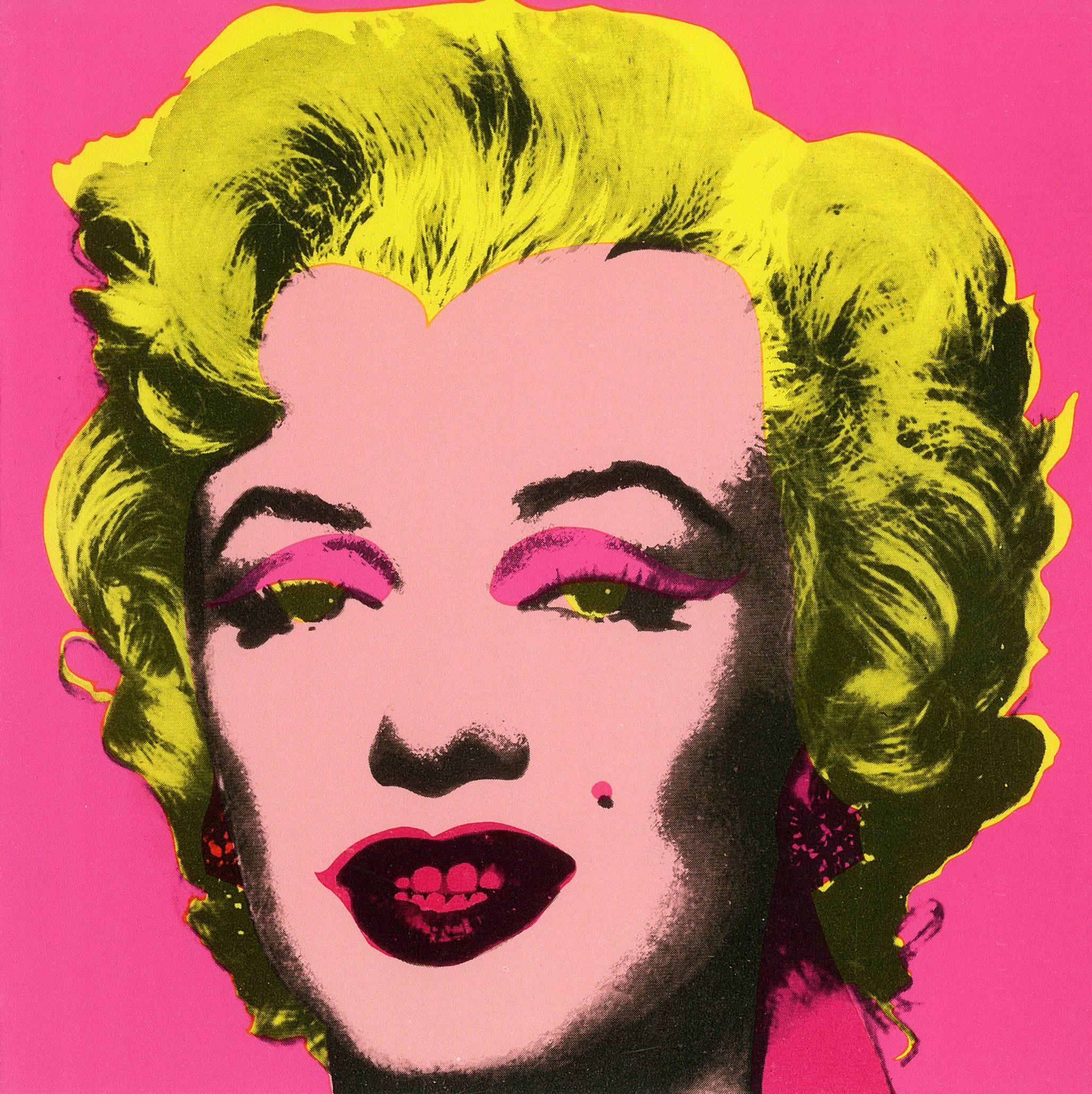 (after) Andy Warhol Portrait Print - Marilyn Invitation (Castelli Graphics)