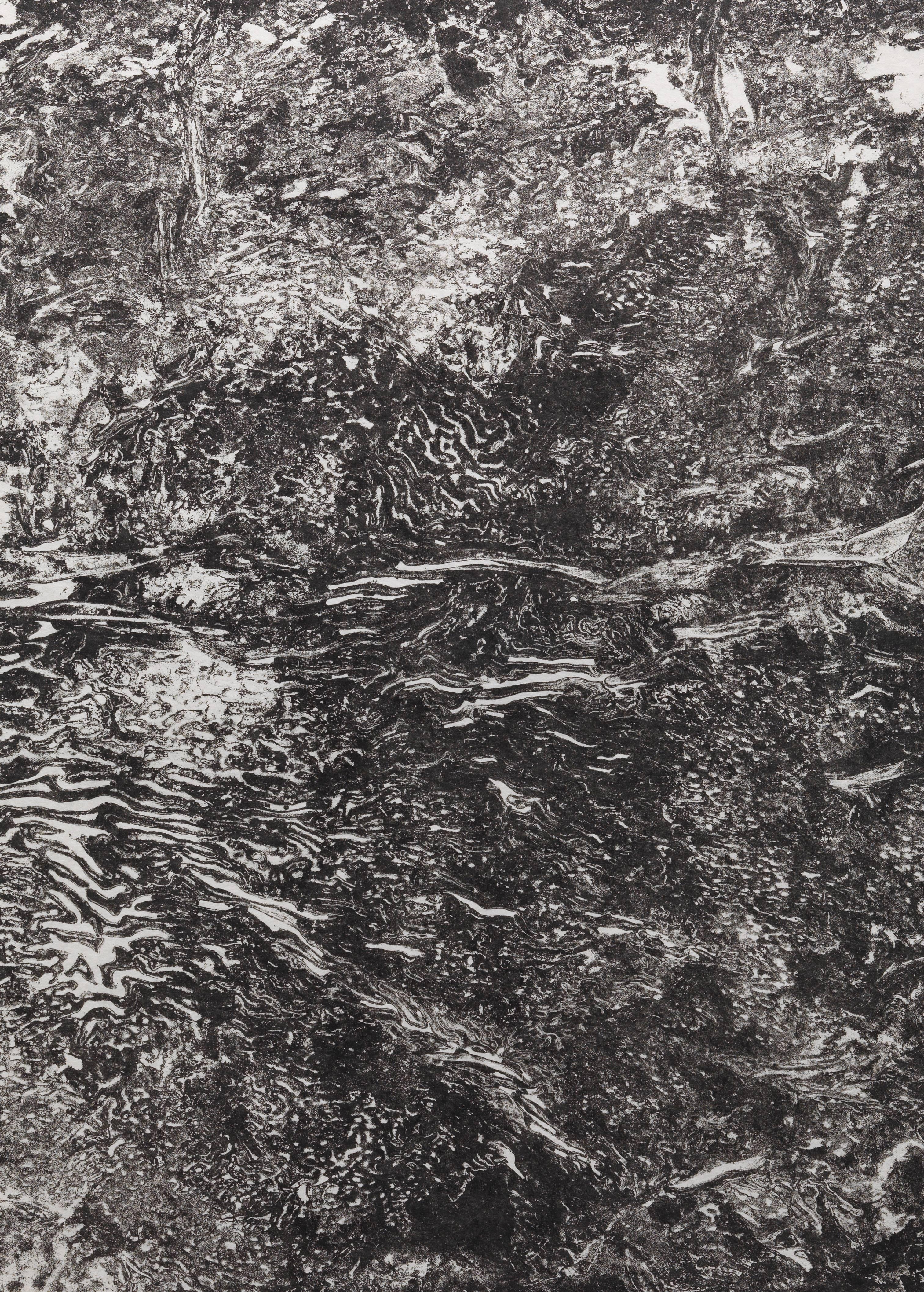 Jean Dubuffet Abstract Print – Le vent et l'eau