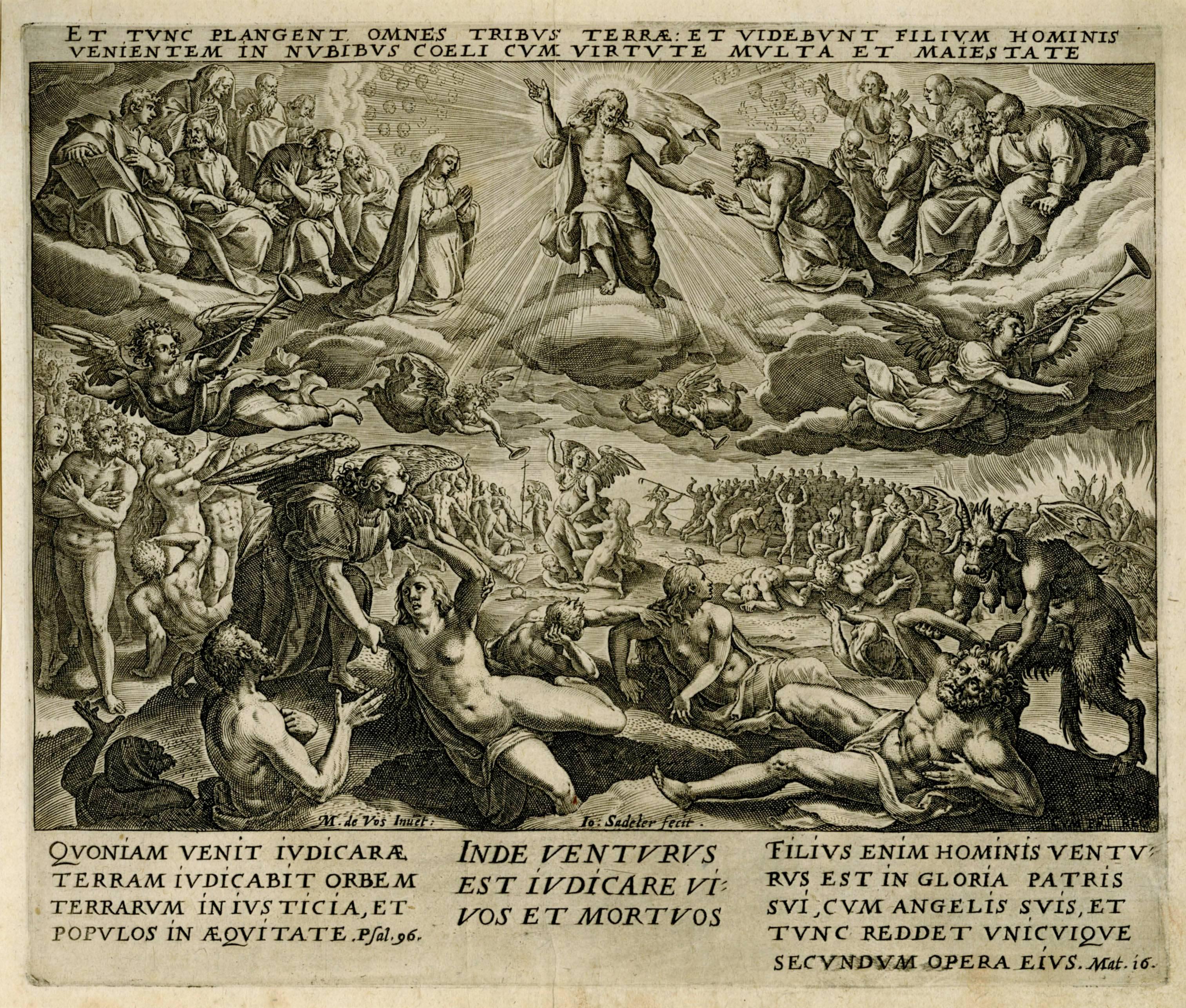 Johannes Sadeler I Figurative Print - Apocalypse (Revelation) 21: A New Heaven and a New Earth