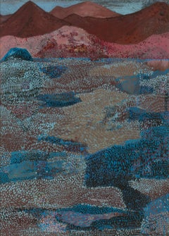 Untitled (Landscape with foothills and mountains)