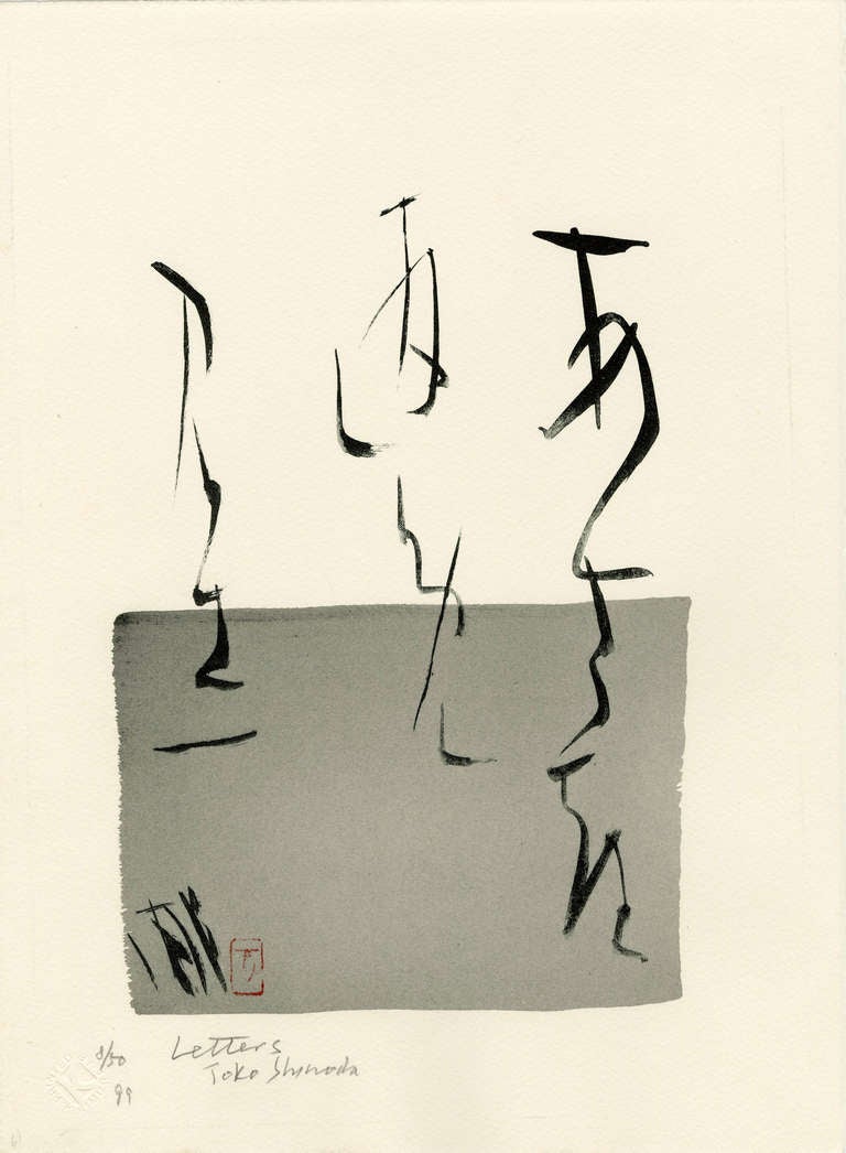 Toko Shinoda Abstract Print - Letters