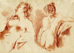 Studies of two female nudes