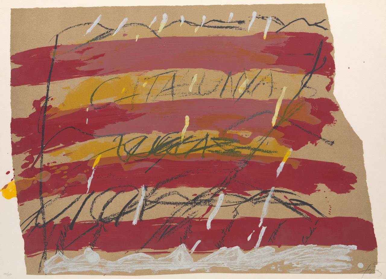 Antoni Tàpies Abstract Print - Dibujos #2
