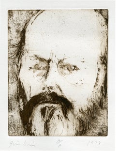 Jim Dine, Autoportrait, artiste américain, Harvard, Joel Grey