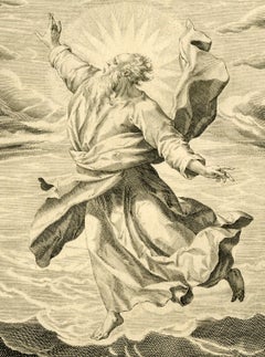 La création de la lumière, Genèse, chapitre 1, Martin de Vos, Sadeler l'Ancien
