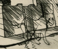 Atelier 17, Stanley William Hayter, drypoint and Engraving, 1930, Passage Urban