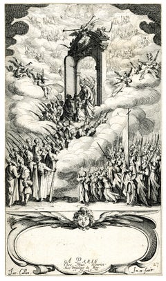 Old Master, Etching, Saints, Jacques Callot, Lugt collector's marks