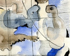 Surrealism, Biomorphic Abstraction, Robert Jay Wolff, 1935, watercolor