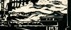 Werner Drewes, xilografia, 1919, periodo pre-Bauhaus, tiratura limitata