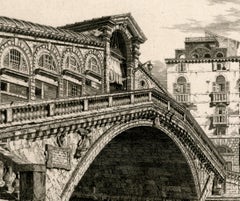 Rialto Bridge, John Taylor Arms, etching, 1930, American Artist
