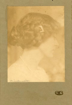 Steiglitz Circle, Alice Boughton, Head of a Young Woman, c. 1905, signed