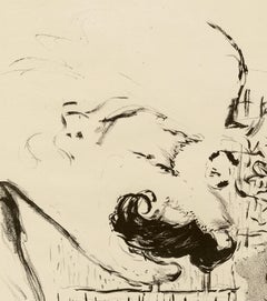 Nabi, lithograph, Pierre Bonnard, 1894, L’Escarmouche, Kleimen, Paris