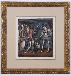 Georges Rouault, Cirque, color aquatint, Ambrse Vollard 1932, Terry Allen Kramer