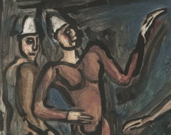 Georges Rouault, Cirque, color aquatint, Ambrse Vollard 1932, Terry Allen Kramer