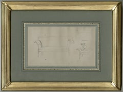 Stanford White, drawing, sofe, chair, architect, Davis Galleries 1963