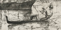 Venice, Riva, Ships, Published by Dunthorne, Frank Duveneck, 1880