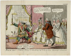 British Polical Satire, Drury Lane Theatre, 1799, Richard Sheridan