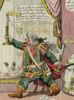 British Polical Satire, Drury Lane Theatre, 1799, Richard Sheridan