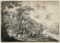 Old Master, Dutch, 17th entury, Jan Both, etching, 1640's, excellent impression