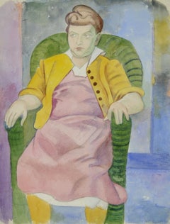 William Sommer, Artist's Wife, Cleveland School, 1930's