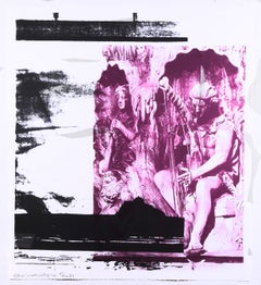Aids Awareness, Benefit Print, Robert Rauschenberg, Broken Harp, 1989