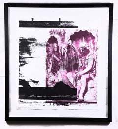 Aids Awareness, Benefit Print, Robert Rauschenberg, Broken Harp, 1989
