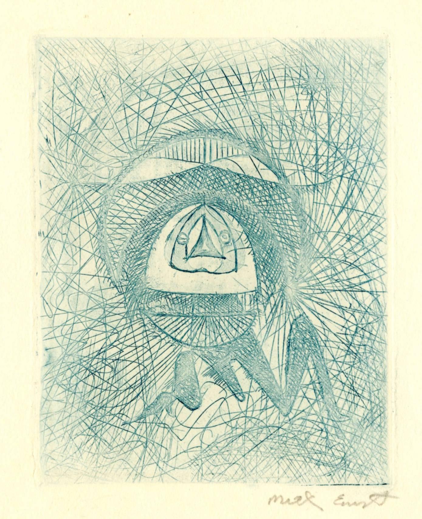 Max Ernst Abstract Print - Untitled, (La Brebus Galante, I)