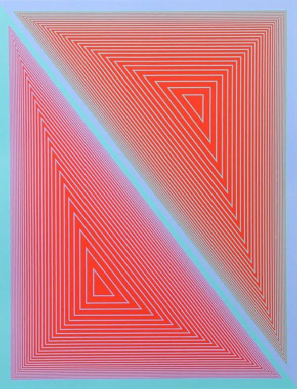 Richard Anuszkiewicz Abstract Print - Untitled