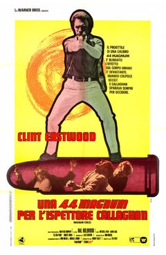 Clint Eastwood "Una 44 Magnum per l'Ispettore Callaghan (Magnum Force)" on linen
