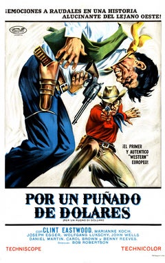 Authentic Vintage "Por Un Puñado de Dólares" (A Fistful of Dollars) Spanish