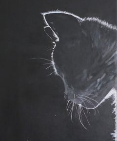 Libra Constellation series Stars Cat Posing Animal Painting Zodiac