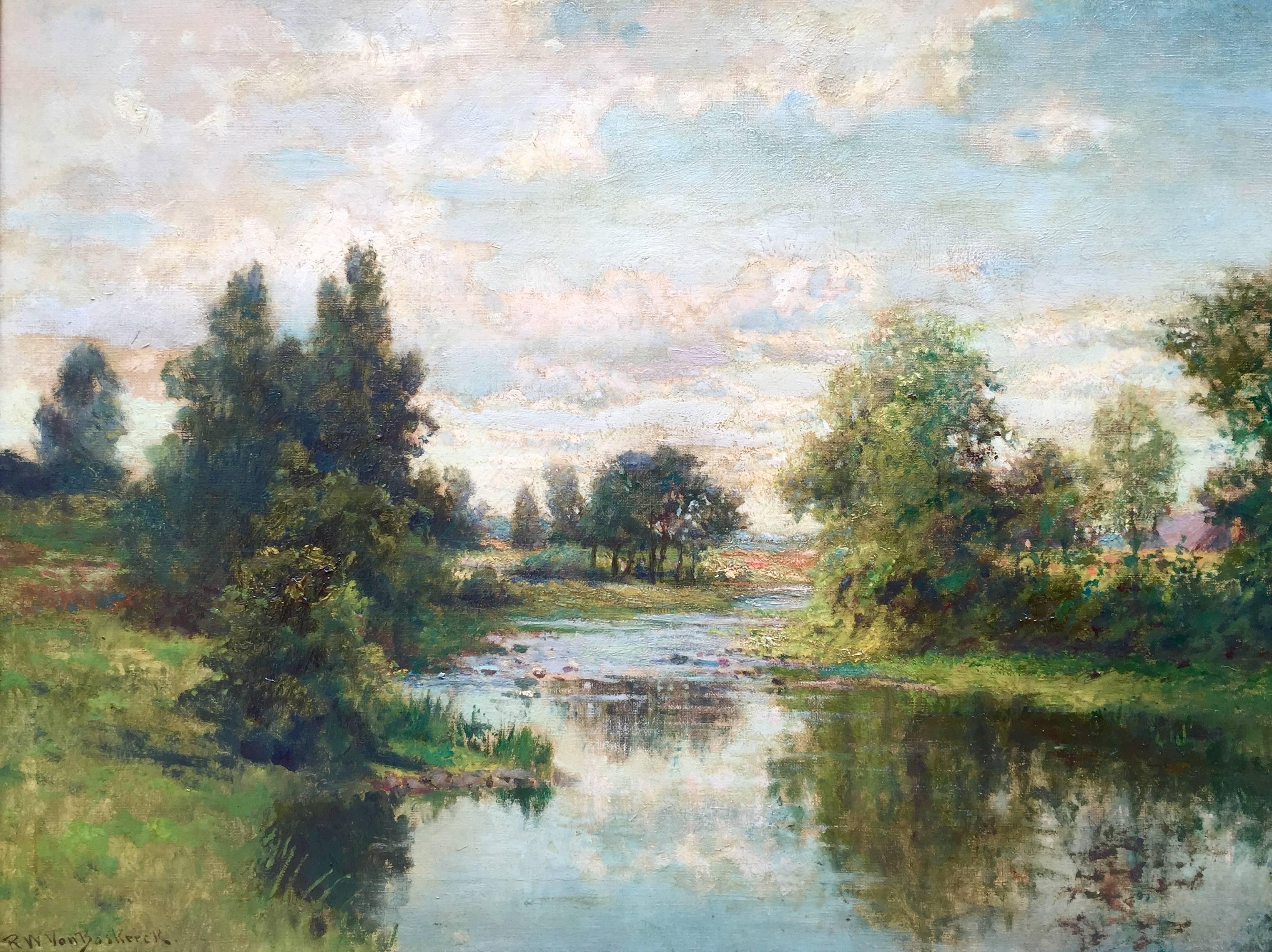 Robert Ward van Boskerck Landscape Painting - "Springtime"