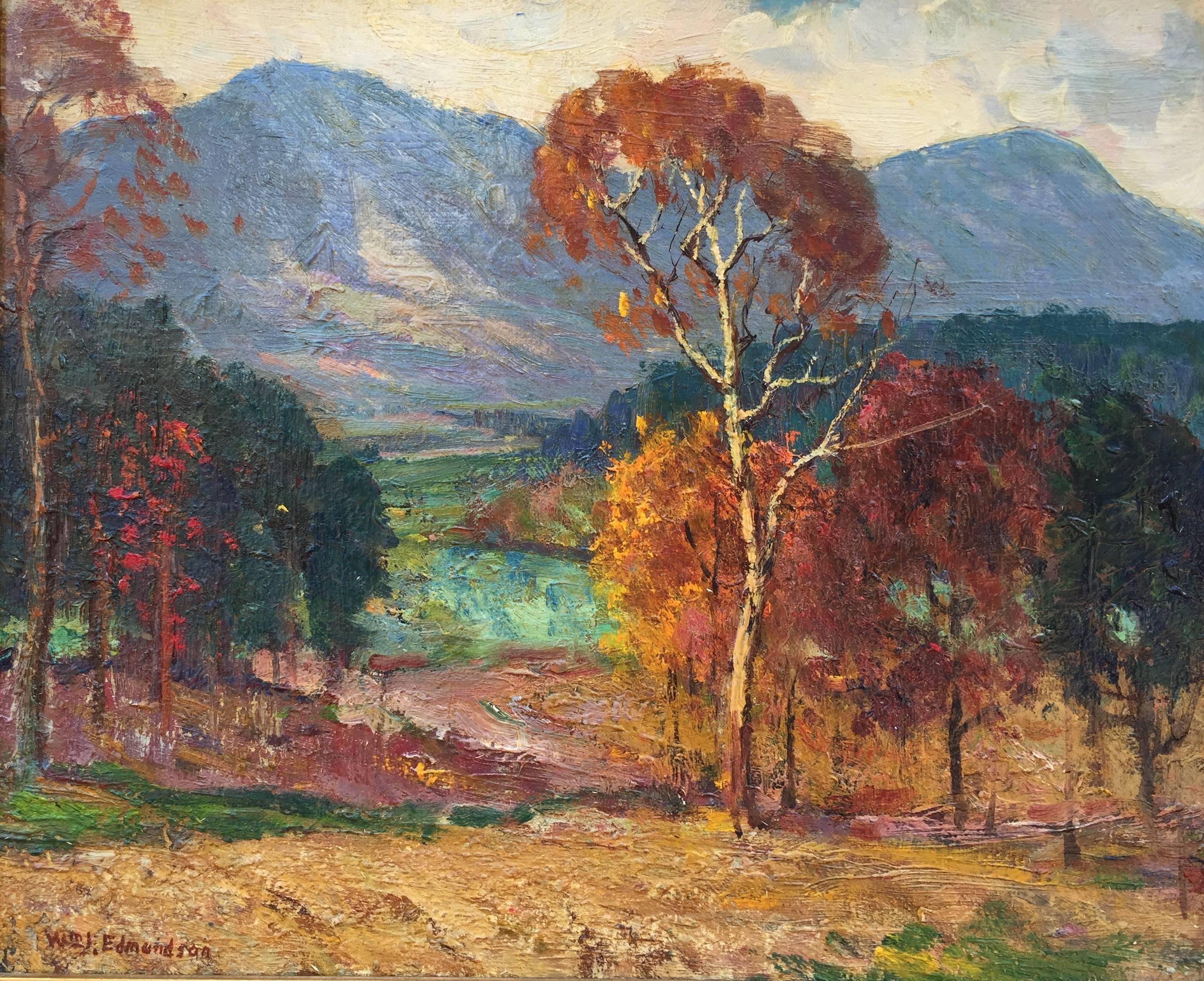 William John Edmondson Landscape Painting - "Autumn Glory"