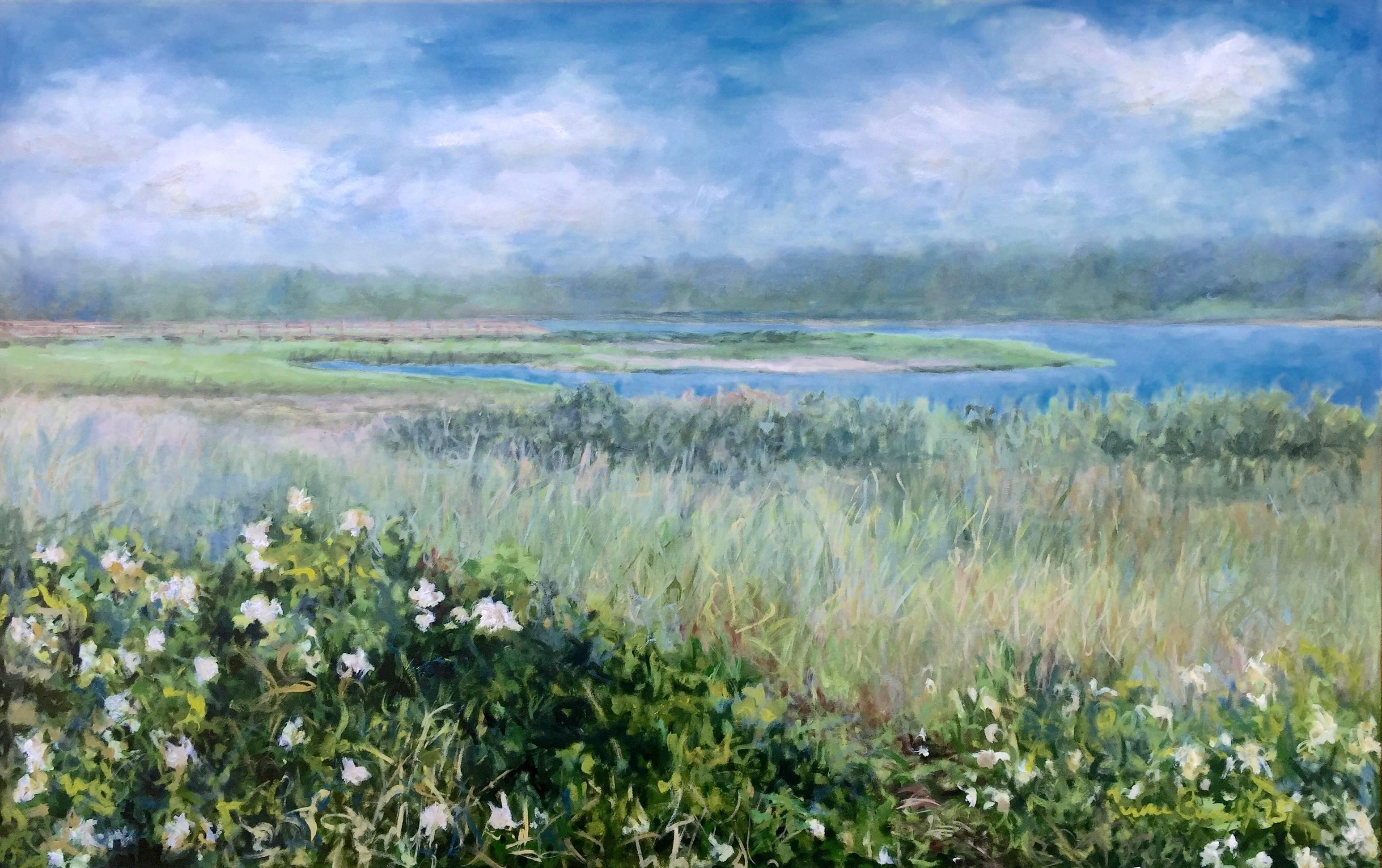 Crane Burell Landscape Painting - "Munn Point, Southampton"