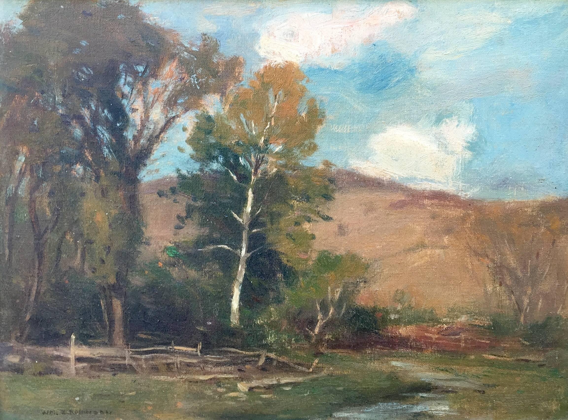 William S. Robinson Landscape Painting - "Arkville, New York"
