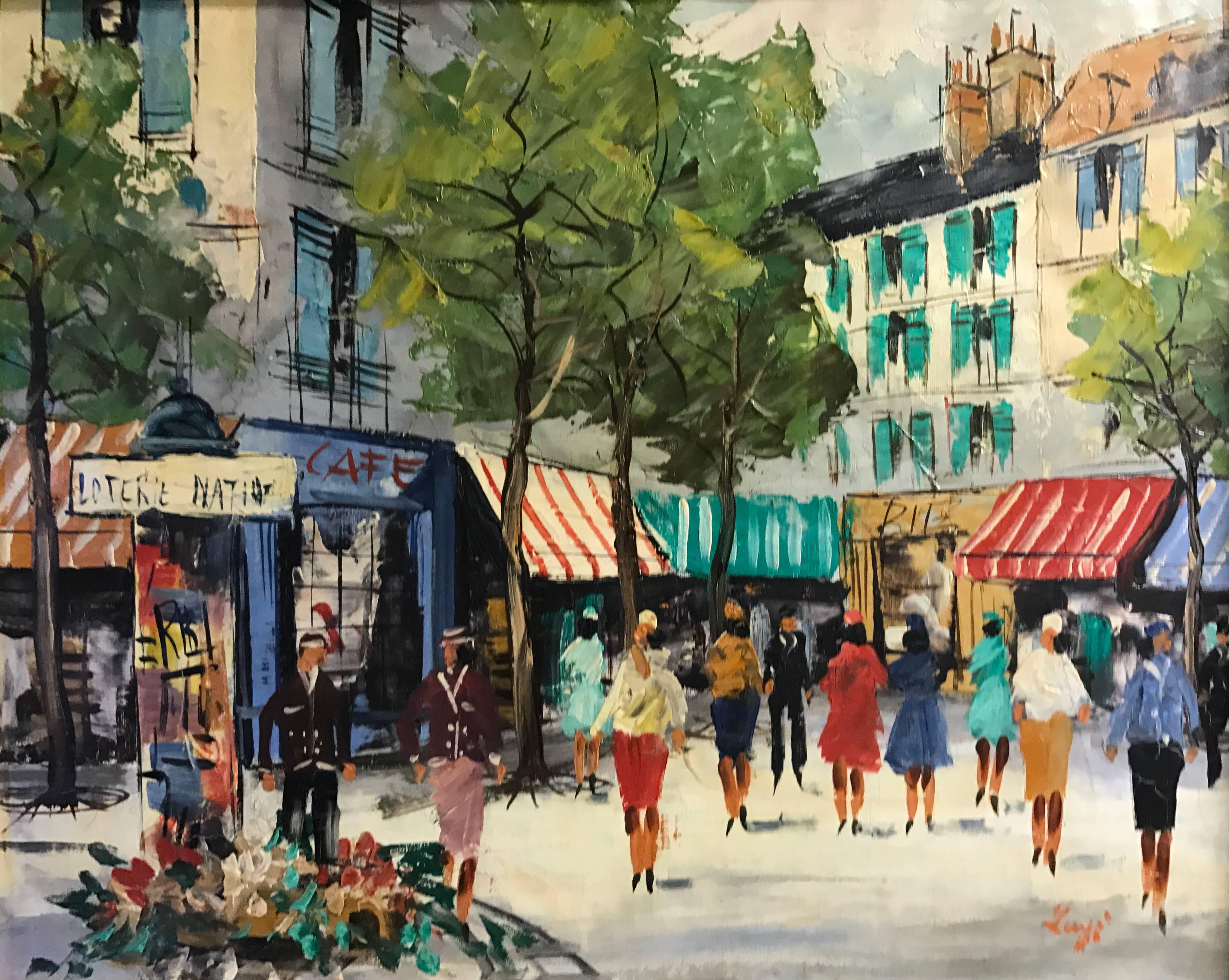 Robert Heyer-Hayes Landscape Painting - "Paris"