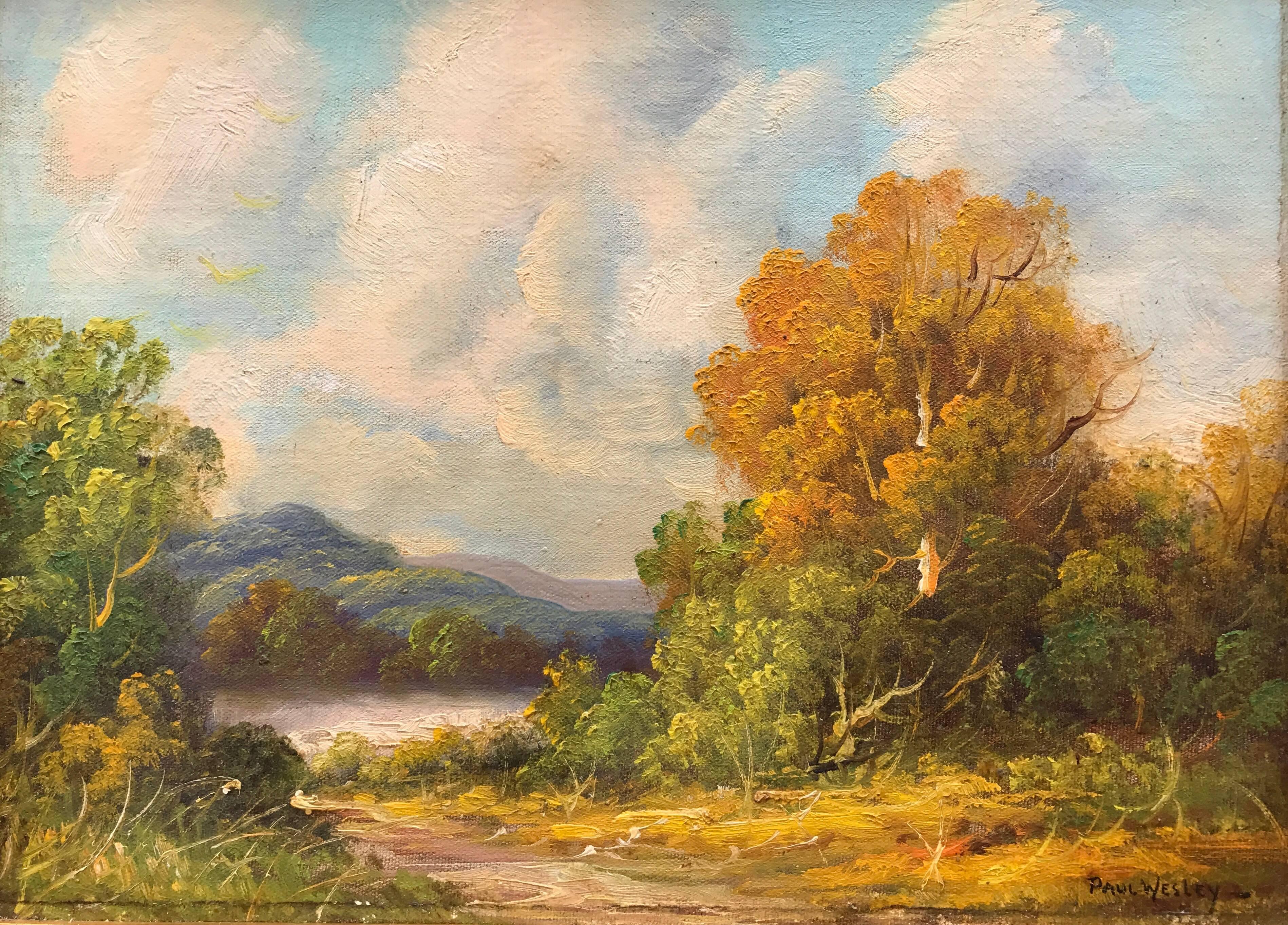 Paul Wesley Landscape Painting - "In the Catskills"