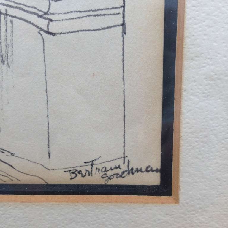 drawing of a grandfather clock
