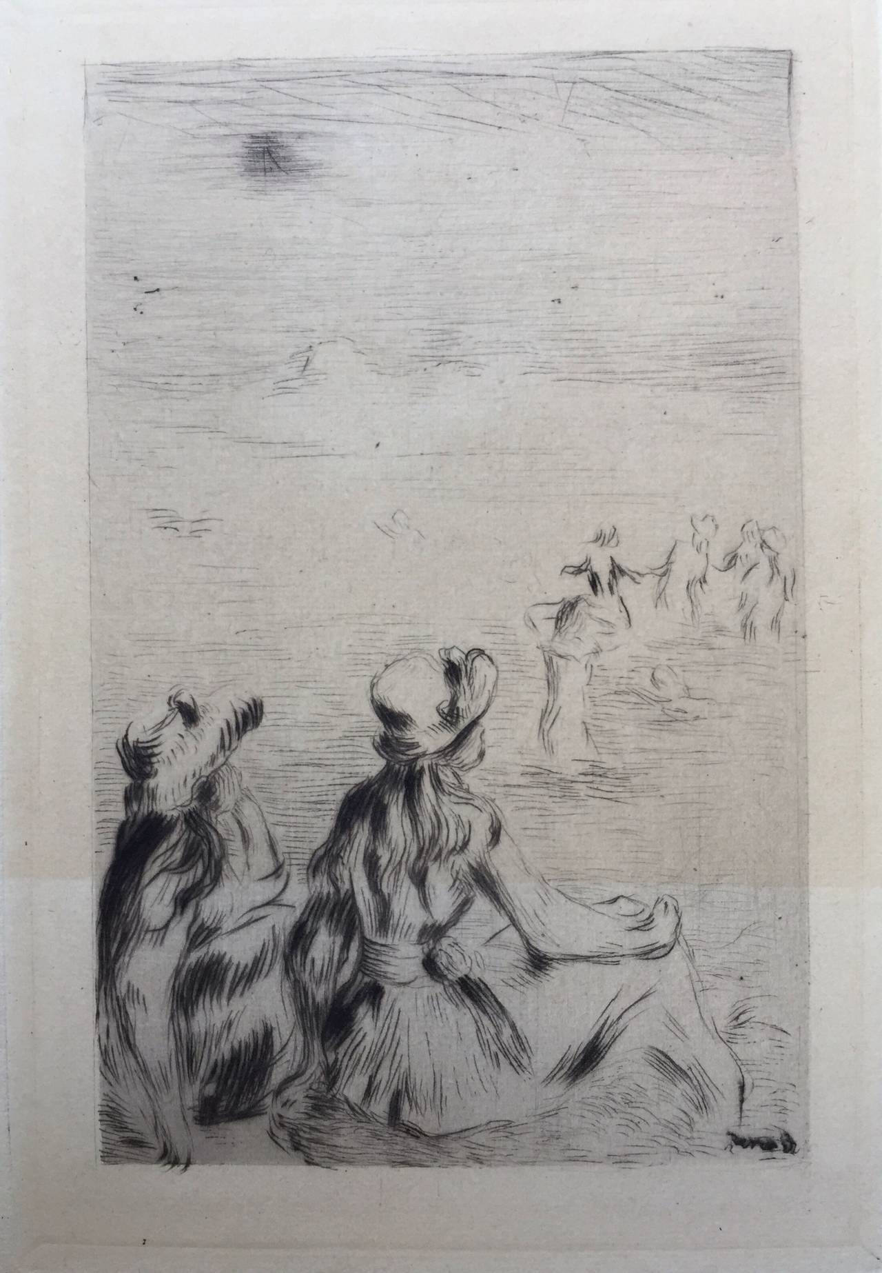 renoir sur la plage
