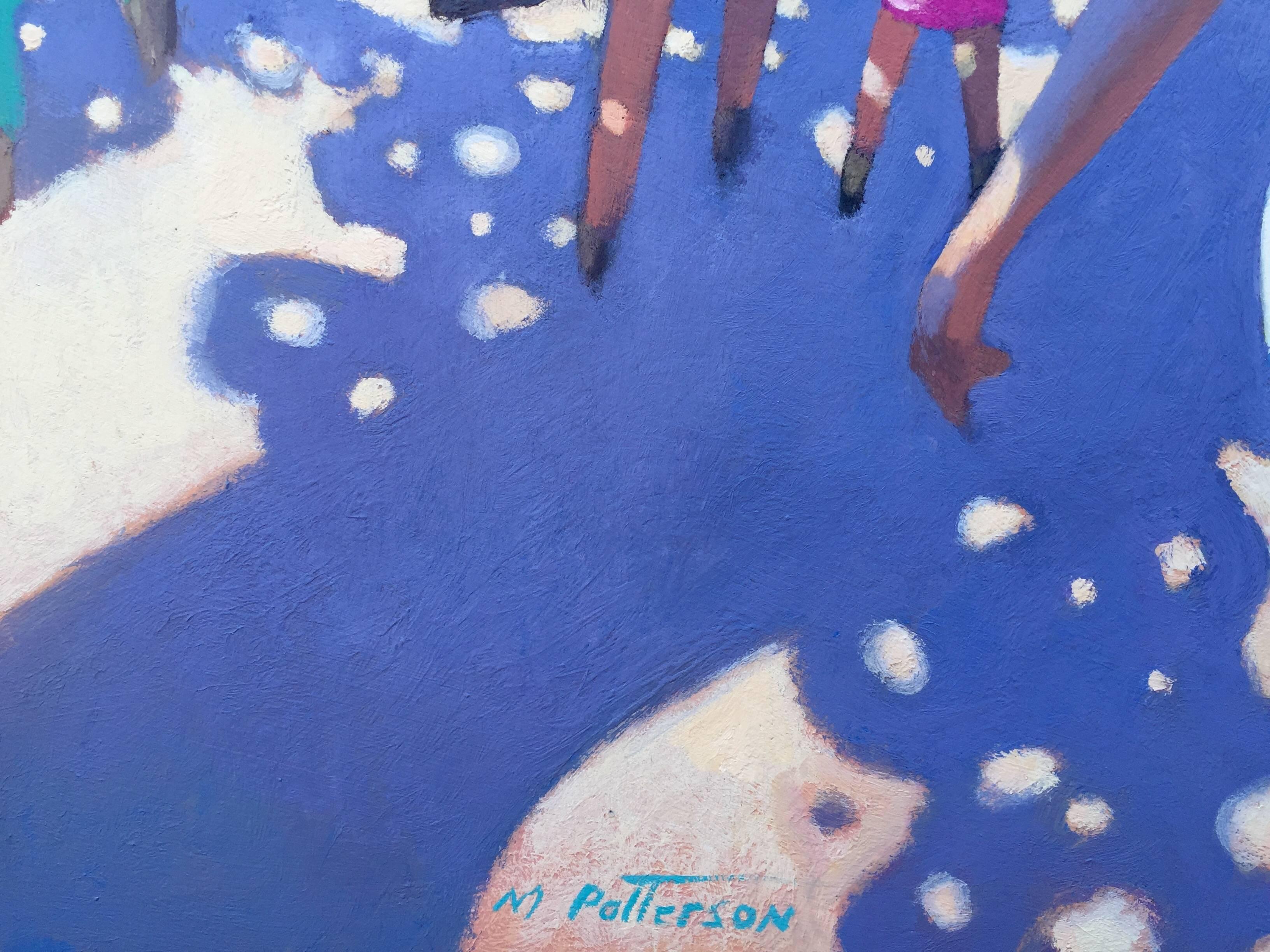 Here for your consideration is the latest painting by the well known master of color and light artist, Michael Patterson. Acrylic on linen canvas, signed lower left. Completed in 2016.  Unframed, 36 by 48 inches.

Artist Statement

My work has