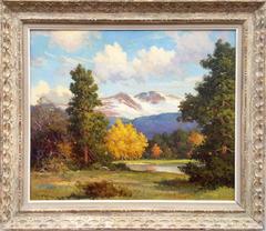 "Long's Peak, Colorado Aspens"