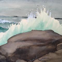 "View Towards Vinalhaven Maine"