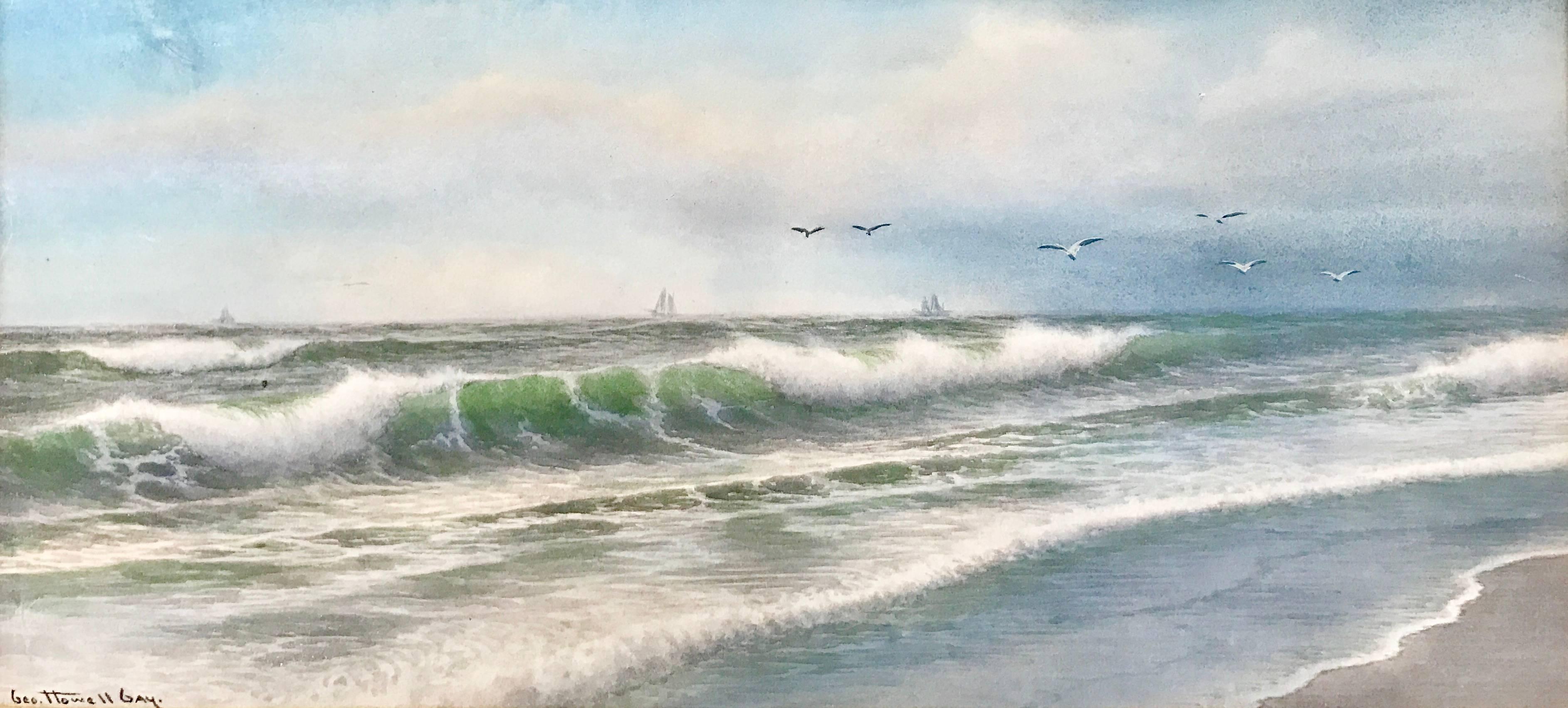 George Howell Gay Interior Art - "Breaking Surf"